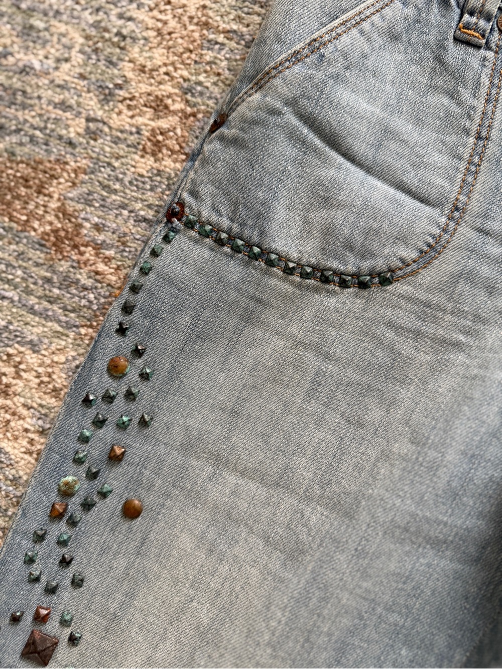 RARE π« Artisan De Luxe studded flares, Chelsea 27 - Picture 6 of 11